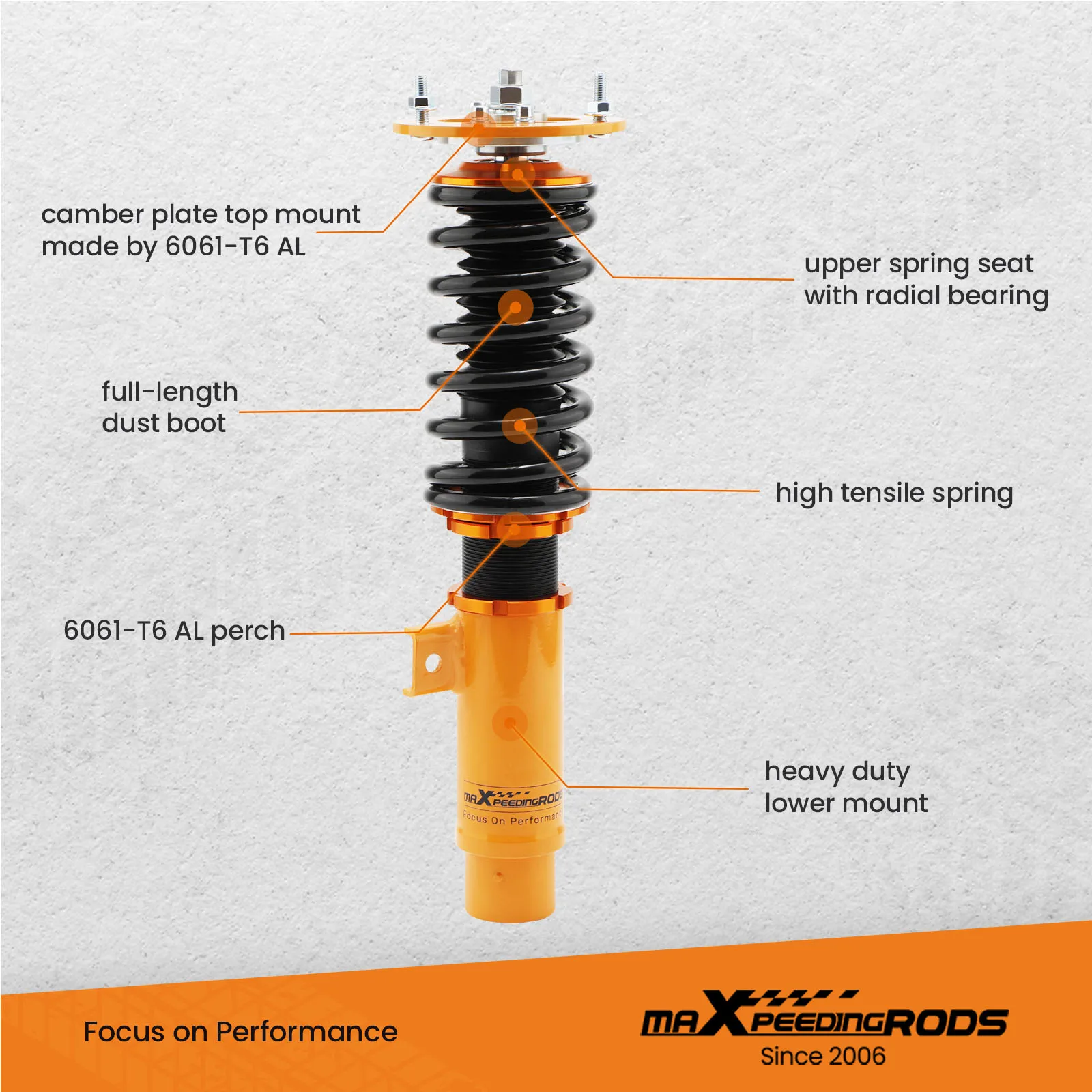 Coilover Height Adjustable Suspension For BMW E92 E93 330i 335i 320i 325i 323i 318i 328i 316i Coil Spring Shocks