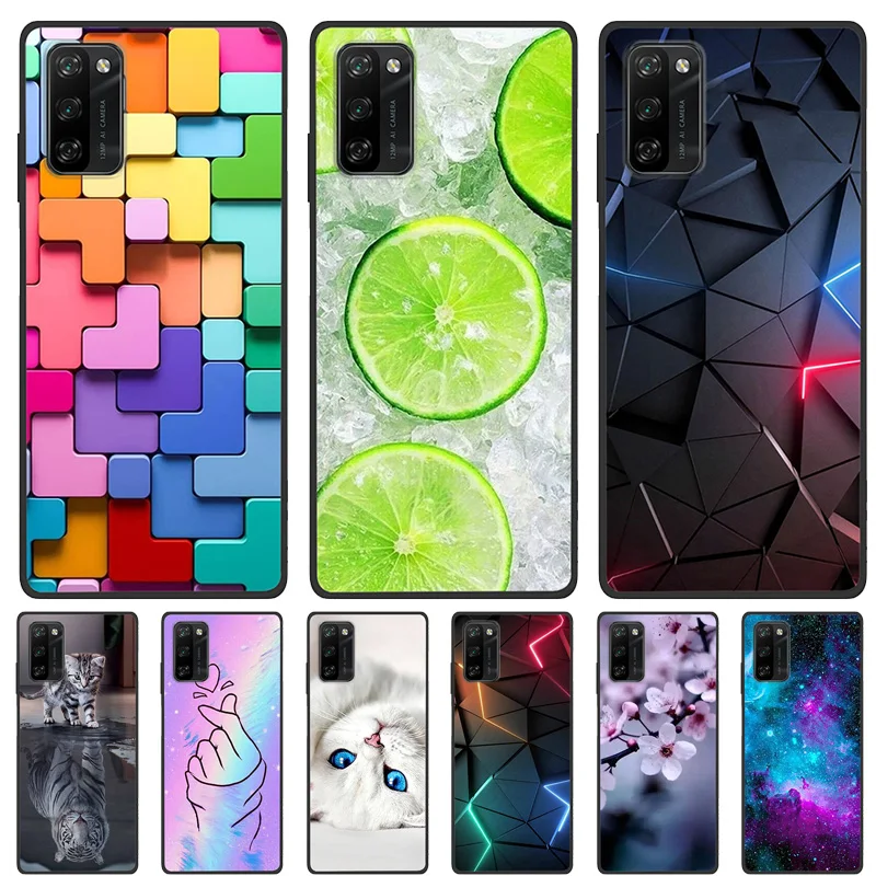 Dla etui Blackview A100 czarne modne pokrywa silikonowa do etui Blackview A100 blackvieva100 Coque Para A 100 A100 Fundas Coques