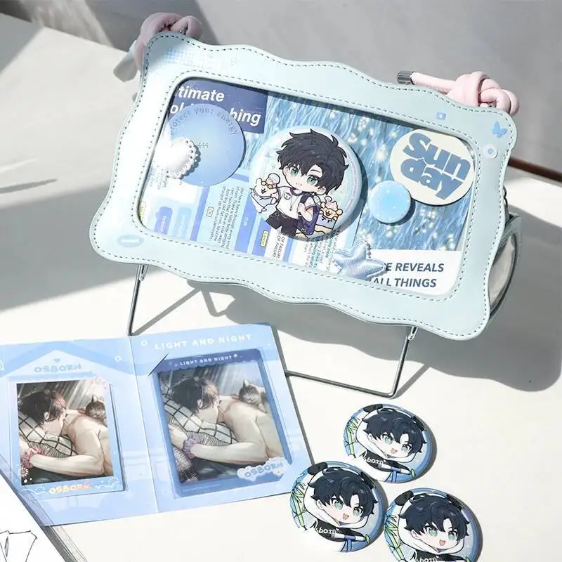 กระเป๋าสะพายไหล่สไตล์ Y2K น่ารักแบบ Kawaii แฟชั่นเก๋ไก๋ กระเป๋าใสสะพายใต้วงแขนสำหรับผู้หญิง ใช้ได้กับทุกชุด กระเป๋าถือและกระเป๋าสะพาย