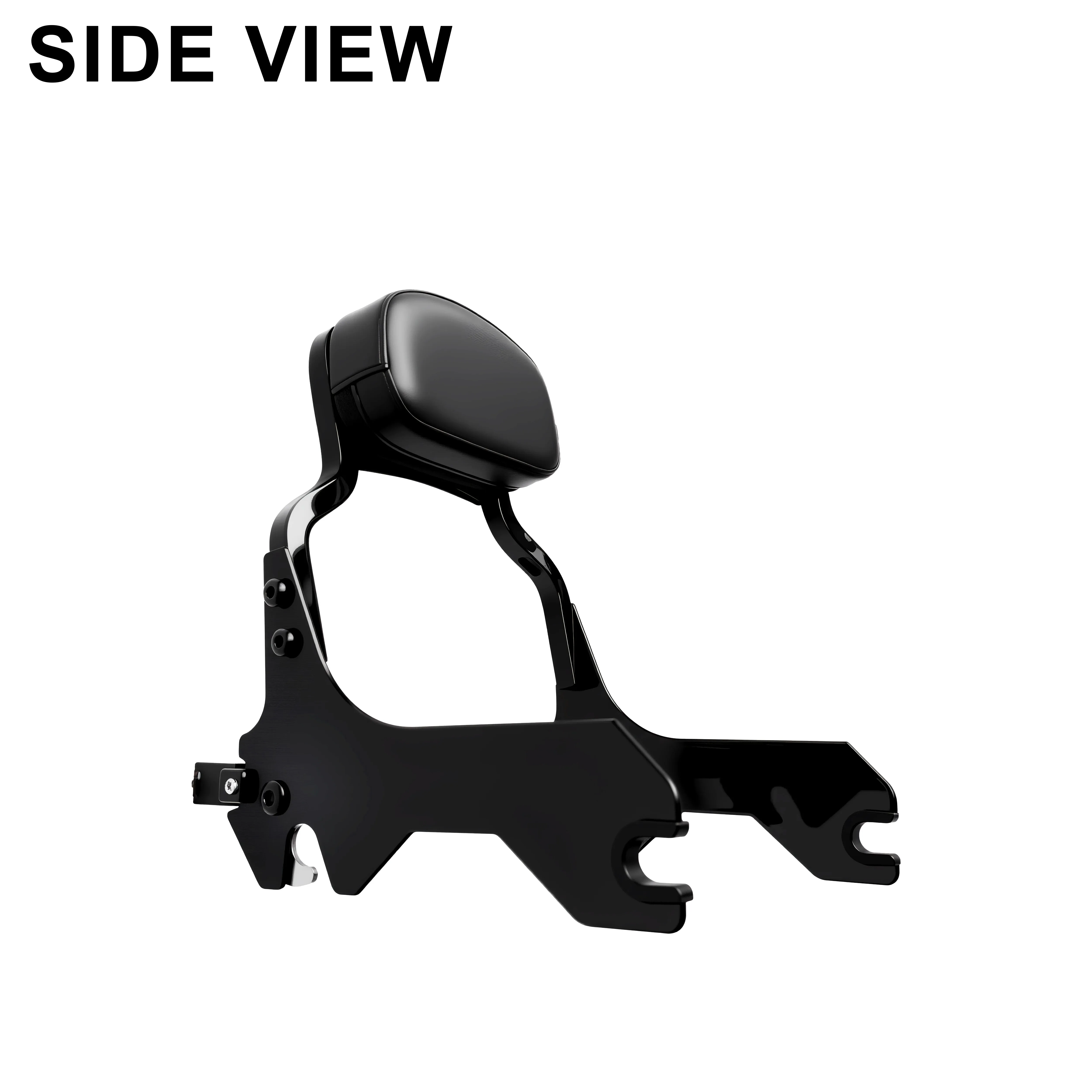 

Quick Release Club Style Mini Low Profile Sissy Bar with Docking Kit for Harley 2018-later FXFB FXFBS