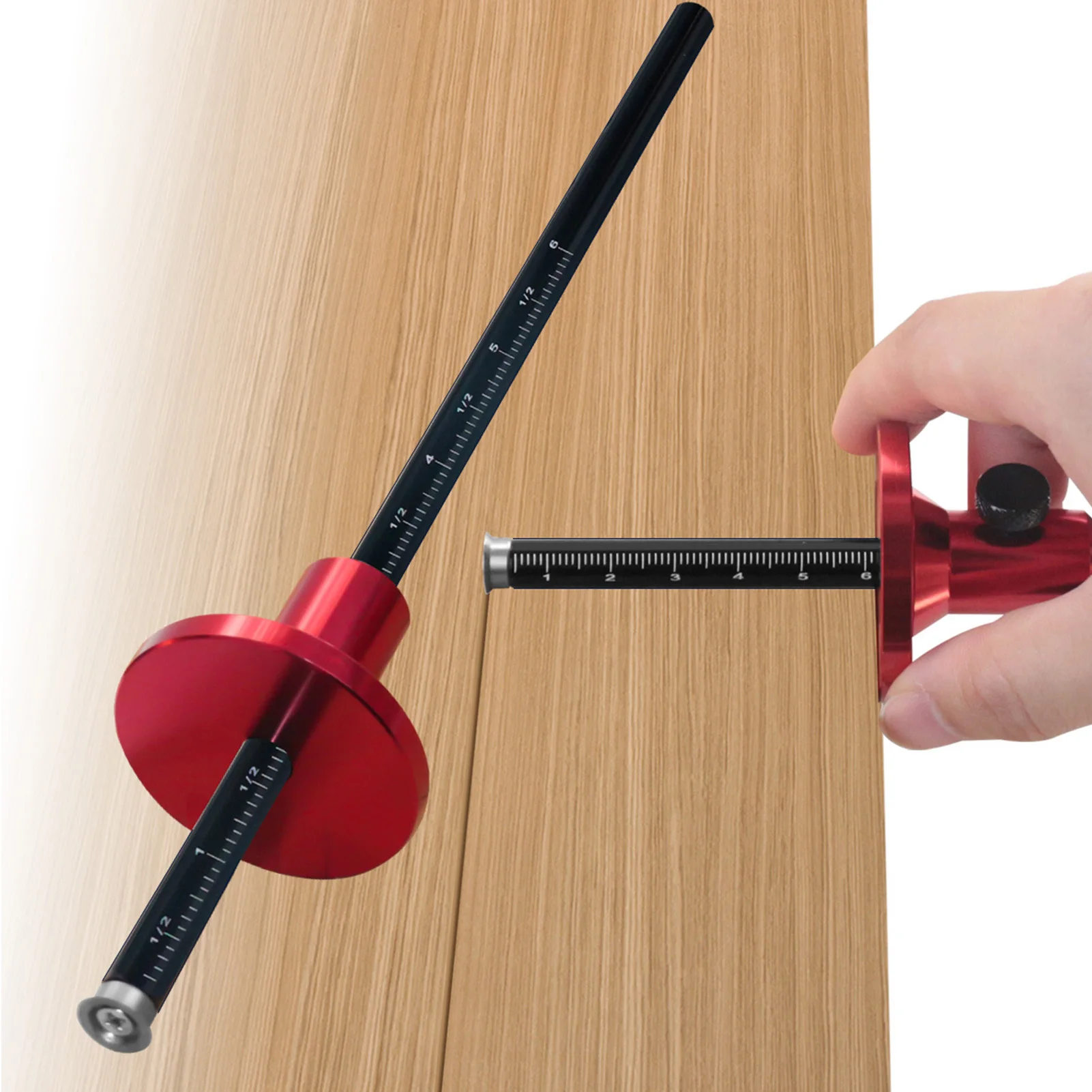Woodworking Marking Wheel Marking Ruler Aluminum Alloy Knob Adjustment Tool Suitable For Woodworking Marking/Tenon Processing