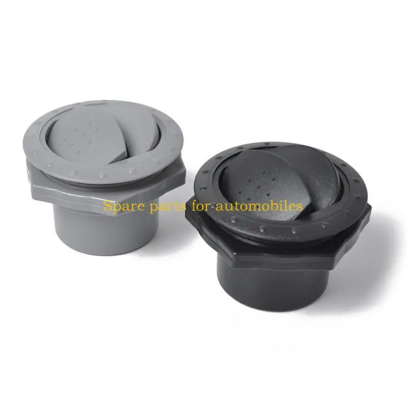 

H58F Camper-Caravan Yacht Car Dashboard Knob Type Rotation Universal Air Conditioning Outlet Vent Deflector for BusRV Durable