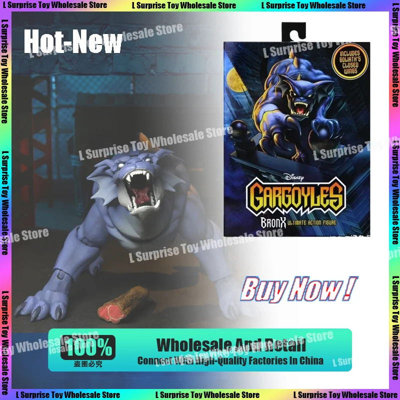 

[В наличии] Оригинальная фигурка Neca Gargoyles Bronx Ultimate аниме, статуэтка, Коллекционная модель, 7-дюймовая фигурка, фигурки, подарки, игрушки