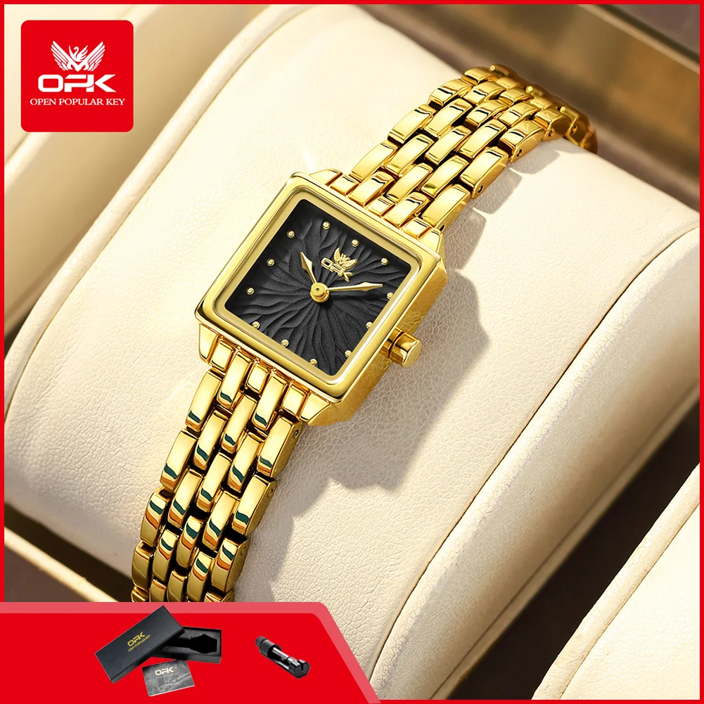 

OPK 6070 Brand Luxury Ladies Dress Wristwatches Original Waterproof Elegant Business Women's Quartz Watch