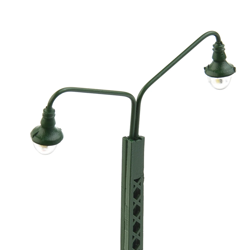 5Pcs Model Railroad Lights Lattice-Mast Light Gauge H0 1:87 LED-Lights Layout Building Train Landscape Accessories Street-Lamp