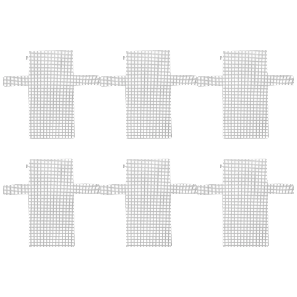 

6Pcs DIY Bag Weaving Plate Premium Plastic Handbag Knitting Grid Sheets for Craft Crochet Projects Odor Free Eco Friendly
