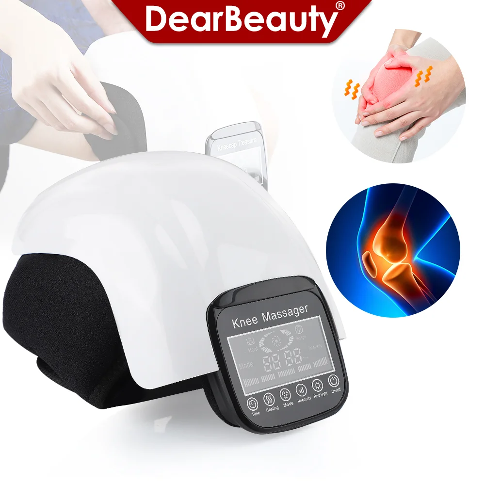 

Электрический инфракрасный нагревательный массажер для колена, давление воздуха, вибрация, физиотерапевтический инструмент, массаж колена, реабилитация, облегчение боли