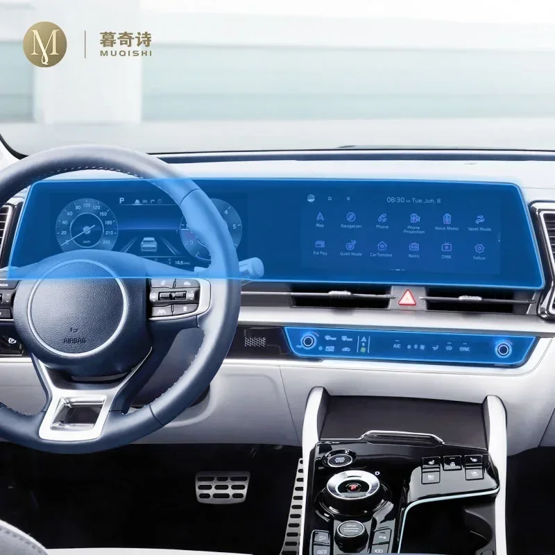 

For kia Sportage NQ5 TPU Screen Protector film Car Navigation Instrument Display Anti scratch repair PPF LCD screen protecti