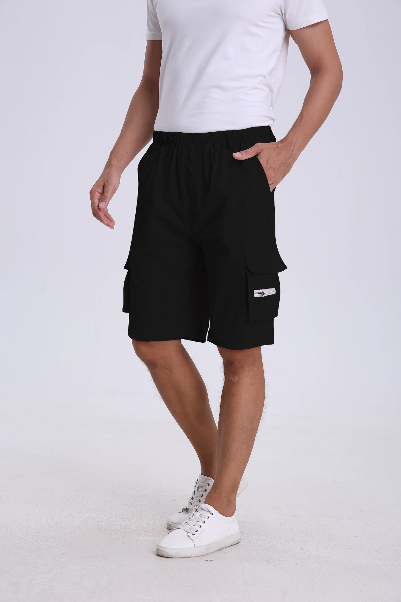 Men's Military Cargo Shorts Big Multi Pocket Sports  Casual Outdoor Hiking Relaxed Fit Cotton Shorts Trousers Plus Size for Male