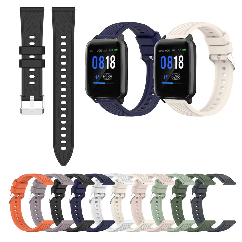 Correa de silicona para AXTRO Fit3 /Actxa Tempo 4C/Actxa Tempo 5C Fit 3 bandas de líneas de patrón