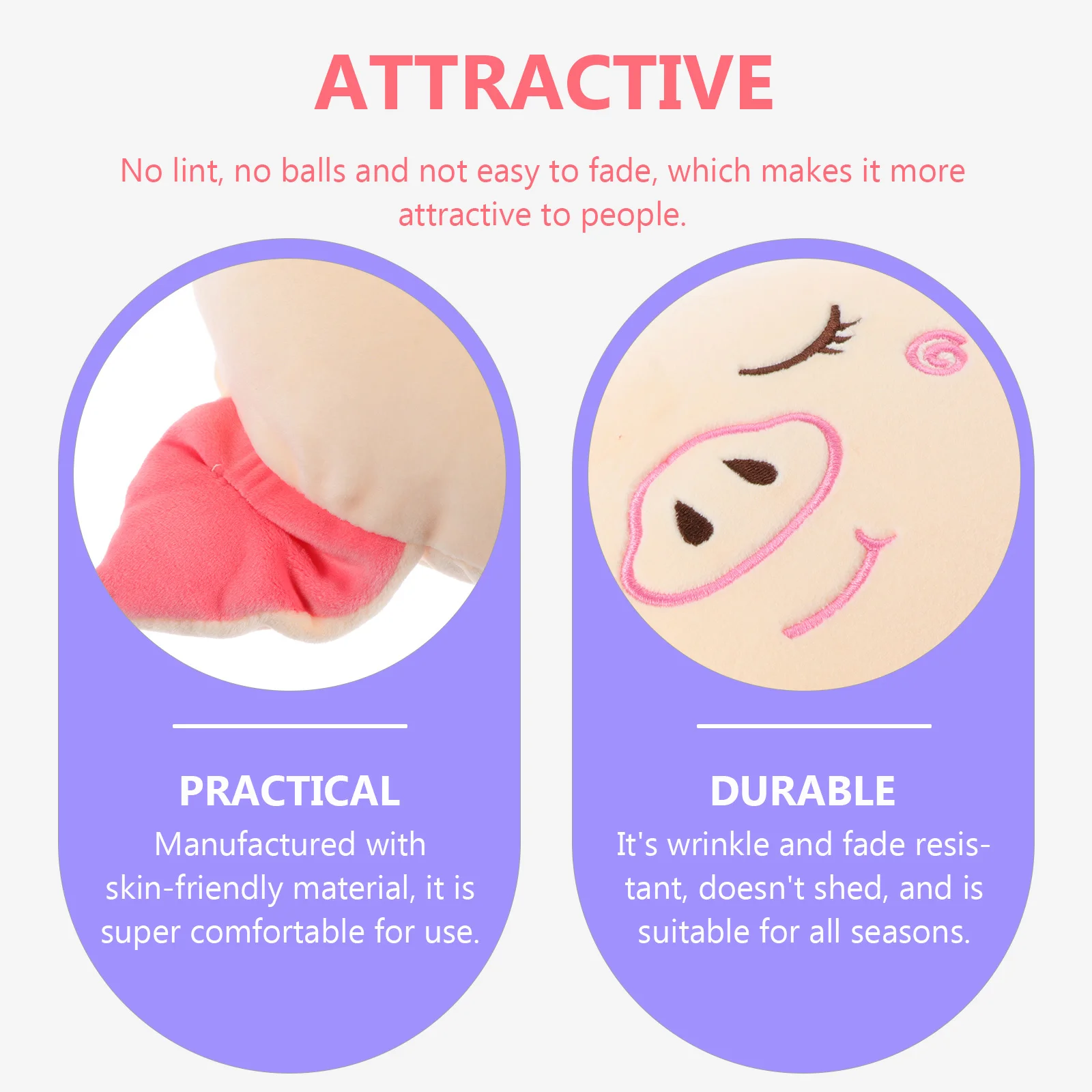 

Summer Cooling Blanket Pillow Cute Cartoon Pig Design Soft Nap Throw For Office Home Lightweight Warm Cozy All-Season Sleeping