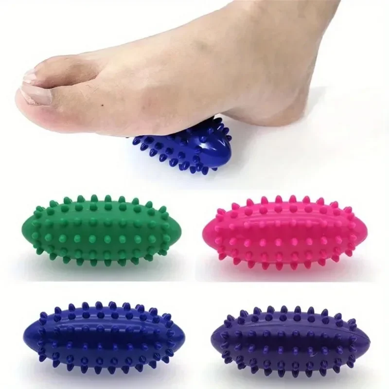 Seegurken-Massageball, PVC-Wirbelsäulenmassagegerät, Mini Tragbarer Fitness-Fußmassageball, Tiefenmuskel-Entspannungs-Faszienball
