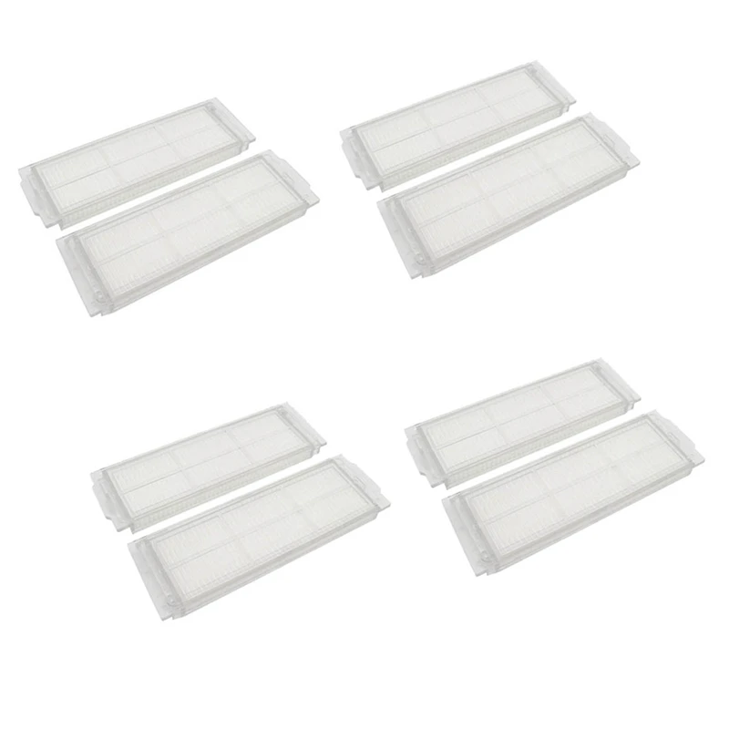 8 ชิ้นเครื่องดูดฝุ่นหุ่นยนต์กวาดอุปกรณ์เสริม HEPA Filter สําหรับ Xiaomi Viomi X2 SE V2 V2PRO V-RVCLM21B V3 VXVC07-JG