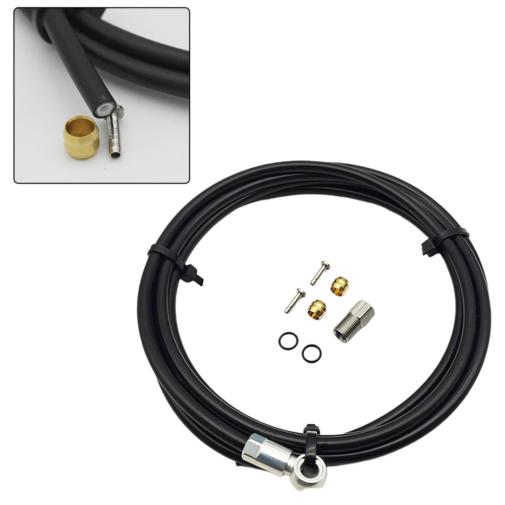 

Bike Maintenance Bike Hydraulic Brake Hose Accurate Size And Thread Easy To Mesh Design Gasket And Pressing Screw Included