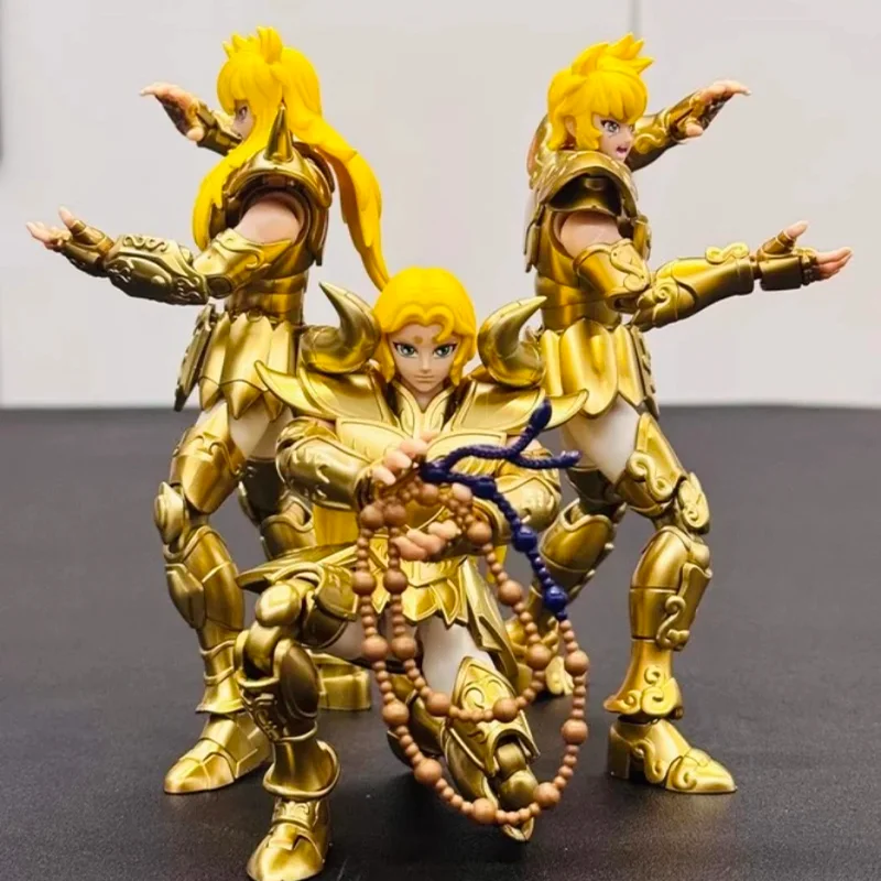 Anime Figure  Blokees Saint Seiya Champion Class Aries Mu Masami Kurumada Action Figure Model Desktop Decoration Birthday Gift