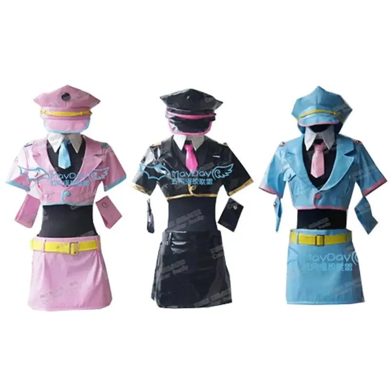 

lili 123Japanese Anime Nitro Sonic Super Sonico Space Police Costume Faux Leather Cosplay Dress