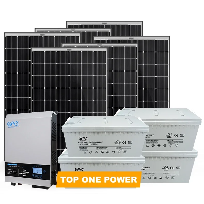 Professional after-sales 1kw 2kw 3kw 5kw 10kw energy storage system 2000 watts 24v solar system for home