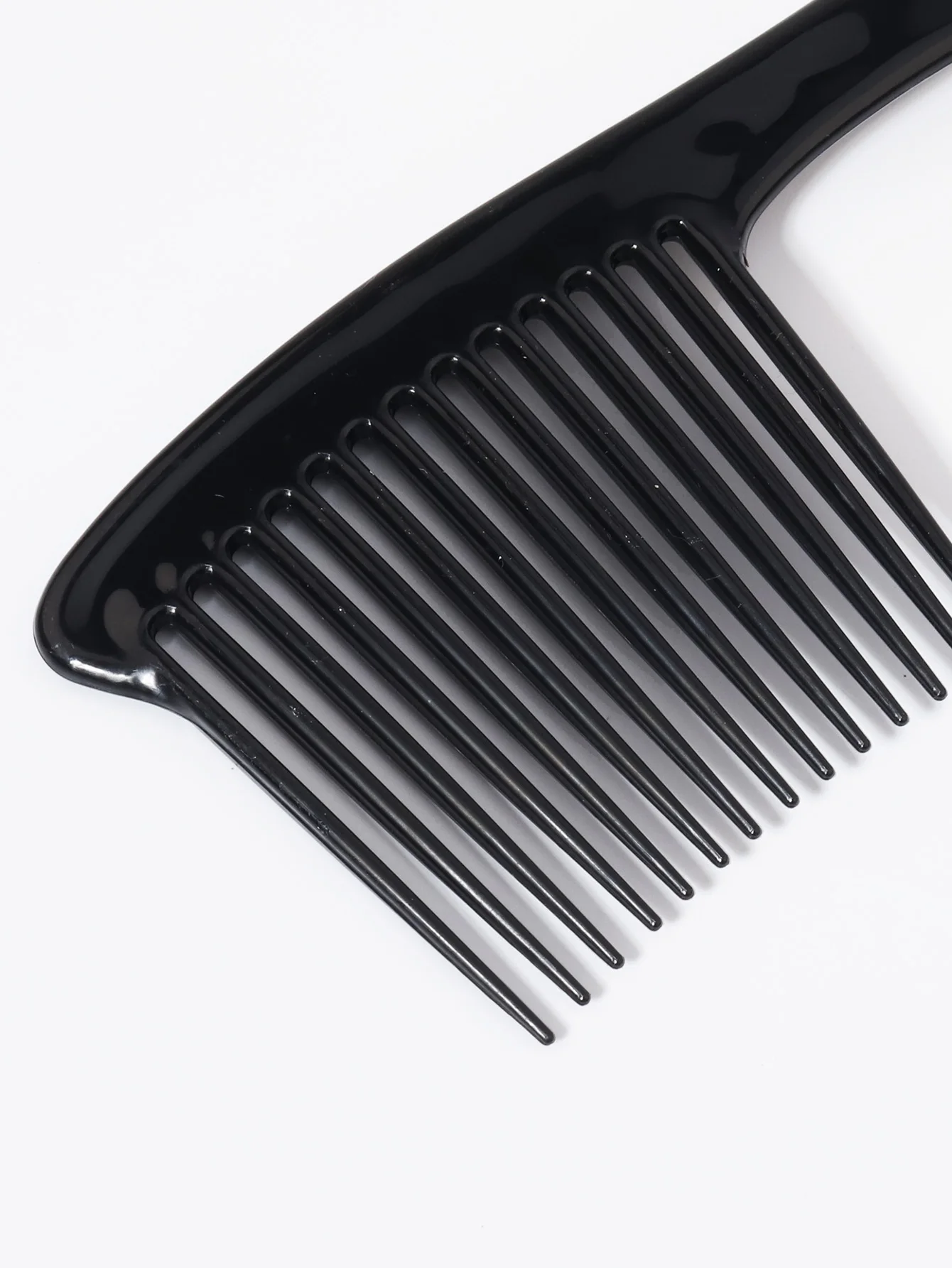 1 Stück breiter Zahnkamm, großer Rechenkamm, Friseur-Shampoo-Kamm, geeignet für verschiedene Haartypen, als Haaraccessoire. – Detail 4