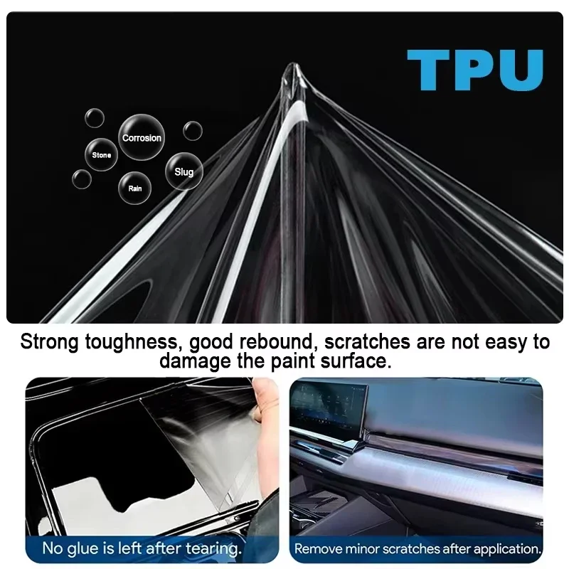 For Polestar 4 2024 2025 Headlight A B Pillars Anti-Scratch Protective TPU Car Sticker Paint Protection Film PPF Transparent