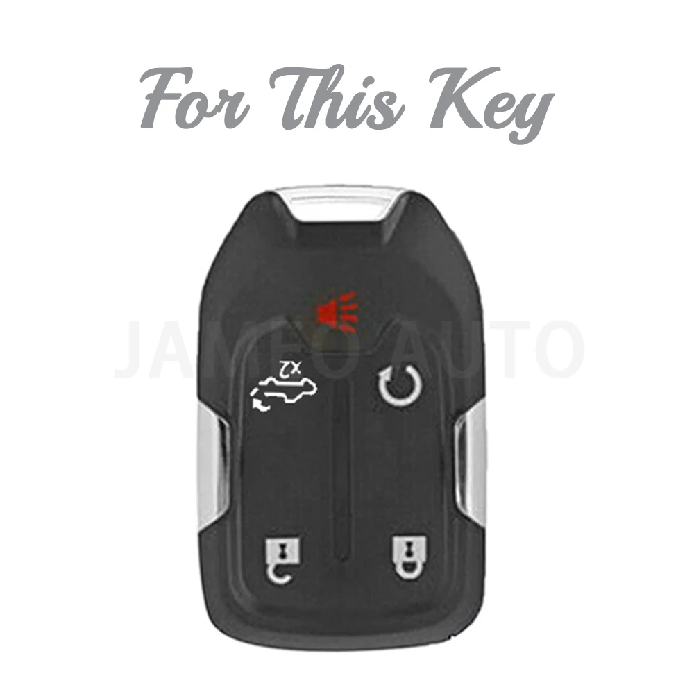 TPU Auto Shell Fob For CHEVROLET Silverado GMC Sierra 1500 2500HD 3500HD Terrain Acadia 2020 2021 2022 Car Remote Key Case Cover view 4