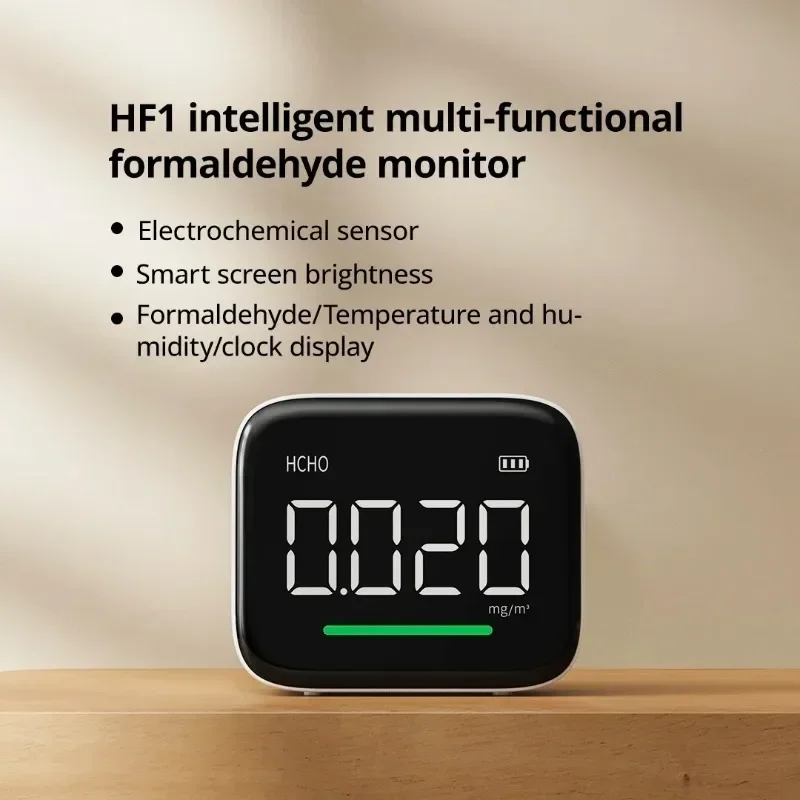 DUKA ATuMan HF1 Smart Formaldehyde Monitor Portable Digital Temperature Humidity Detector Air Quality Tester