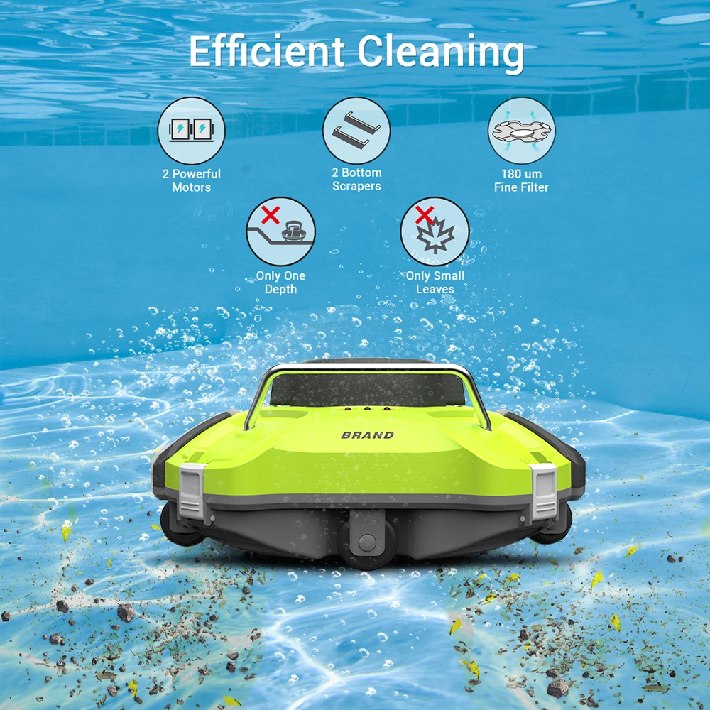 Swimming Pool Robot Vacuum Cleaner Automatic Pool Equipment Above Ground