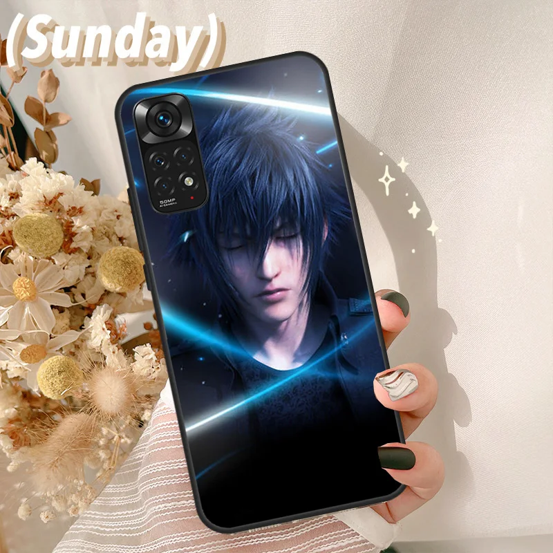 Final fantasy xv ffxv Case For Redmi Note 11 10 8 9 12 Pro Plus Note 12S 11S 10S 9S Cover For Redmi 12C 9C 10C 10A