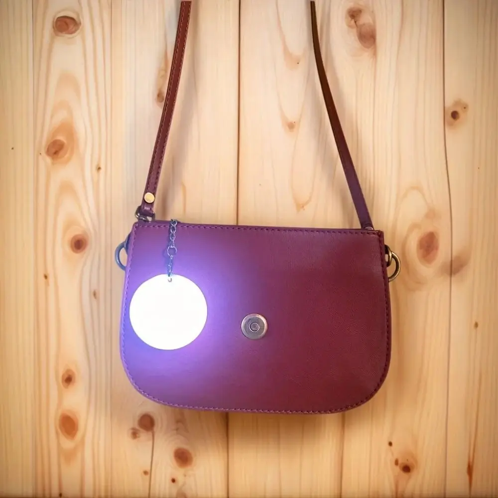 Automatic Motion Activation Heart-Shaped LED Light TypeC Charging Touch Control Handbag Light Portable Mini Keychain Light