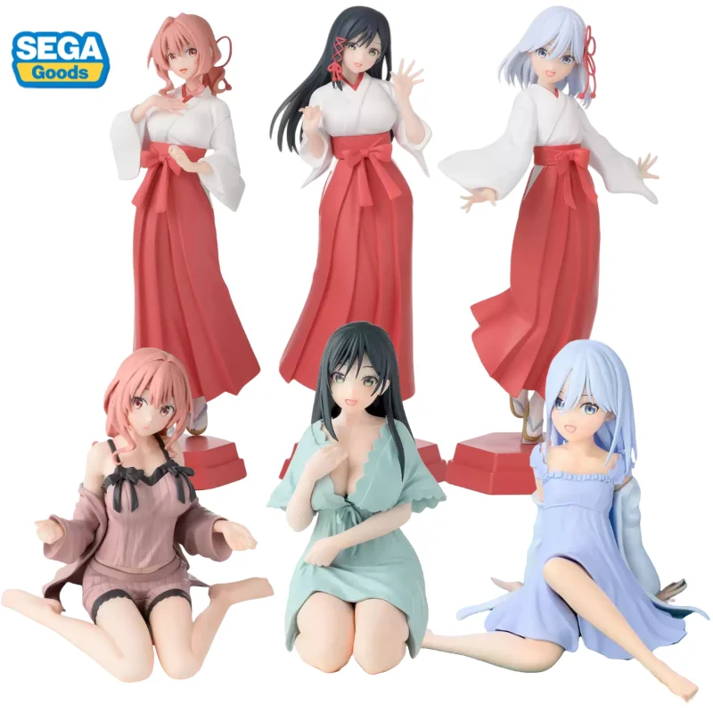 

In Stock Original SEGA Tying The Knot with An Amagami Sister Yumemirize Desktop×Decorate Anime Figure Doll Ornaments Toy Gifts