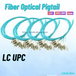 LC/UPC OM3 Fiber Optic Pigtails MM G652D SX Core 0.9Mm Optical Pigtail LSZH Jacket