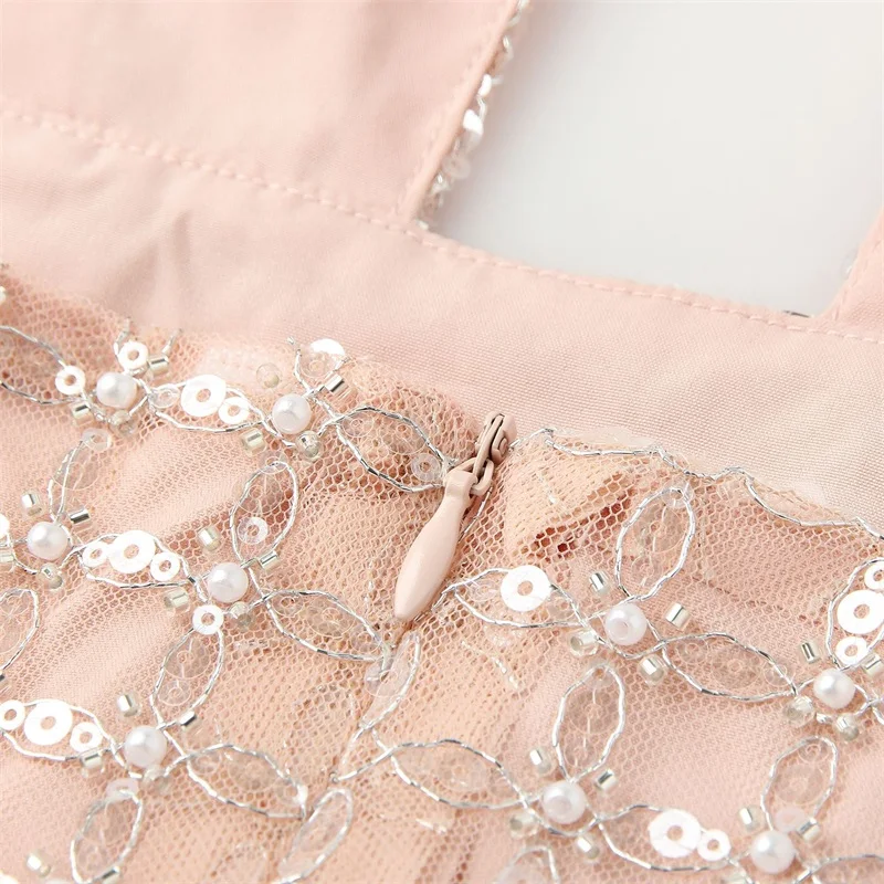 여성용 화려한 핑크 홀터넥 스팽글 미니 드레스, 깊은 V넥 앞면과 오픈 백, 반짝이는 파티 클럽웨어, 우아한 바디콘 드레스