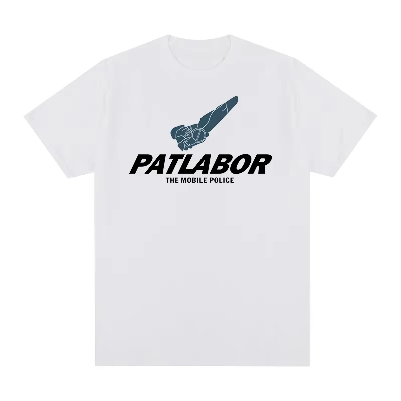Japanese Anime Fashion Gothic Manga Graphic Cotton Men T shirt New Tee Tshirt Women Tops Mobile Police Patlabor Vintage T-shirt