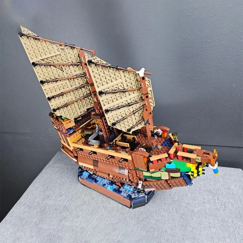 1891개 MOC 폐선 나무집 대체 조립 모델 블록 DIY 장난감 아이디어 교육용 크리스마스 선물 어린이 생일 선물