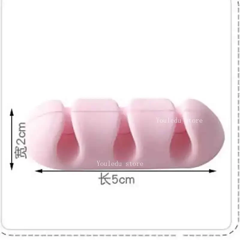 2pcs/set Self-adhesive Kitchen Wire Organizer Kitchen Wire Fixing Gadget Desktop Wire Storage Holder Accessories-S