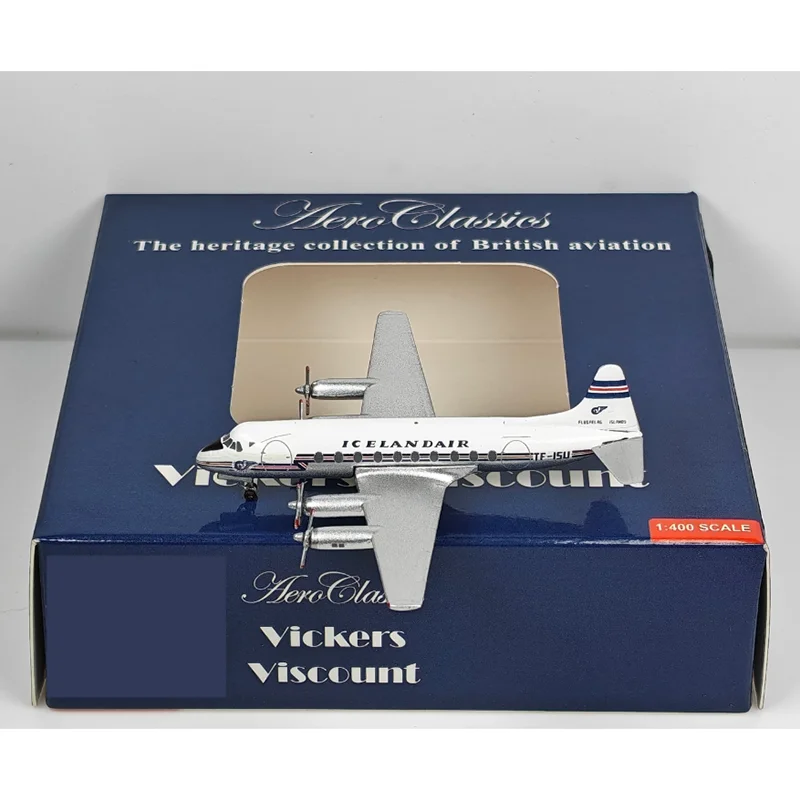 

AeroClassics 1/400 Scale Icelandic Airlines Viscount 700 TF-ISU Die-cast Alloy Aircraft Model Collectible Decorative Item Gift