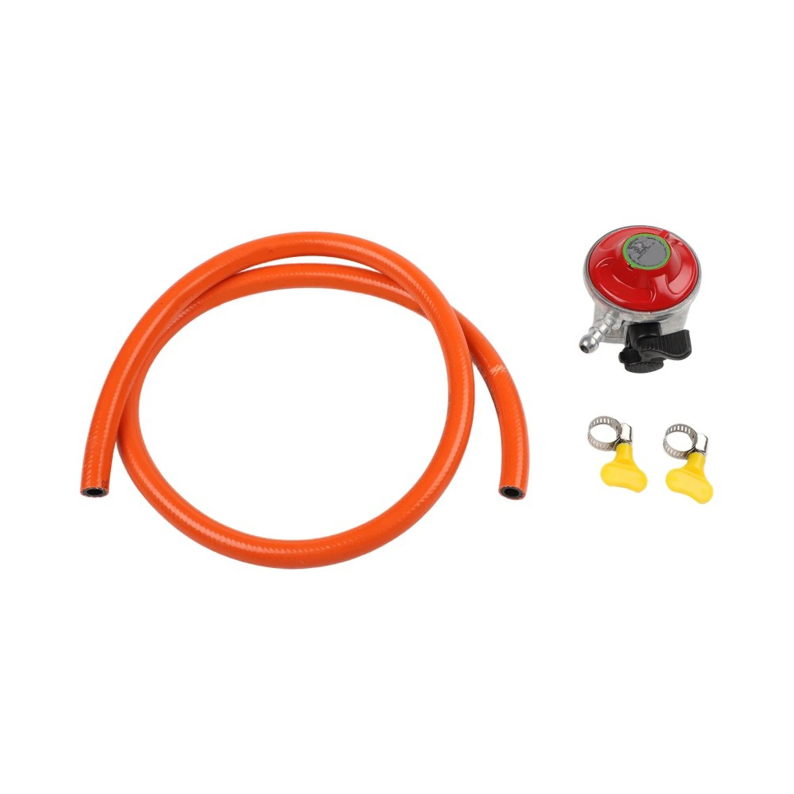37mbar Low Pressure Gas Regulator 27mm Clip On Propane Valve With 1m Hose For Calor Camping Stove BBQ Patio Heater
