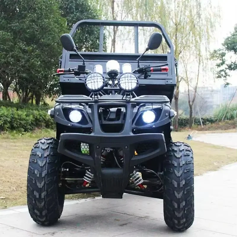 300CC Water-cooling Farm Atv 4x4,4-Stroke Shaft Drive,10inch Big Quad Bike,Four Wheeler ATV For Adults
