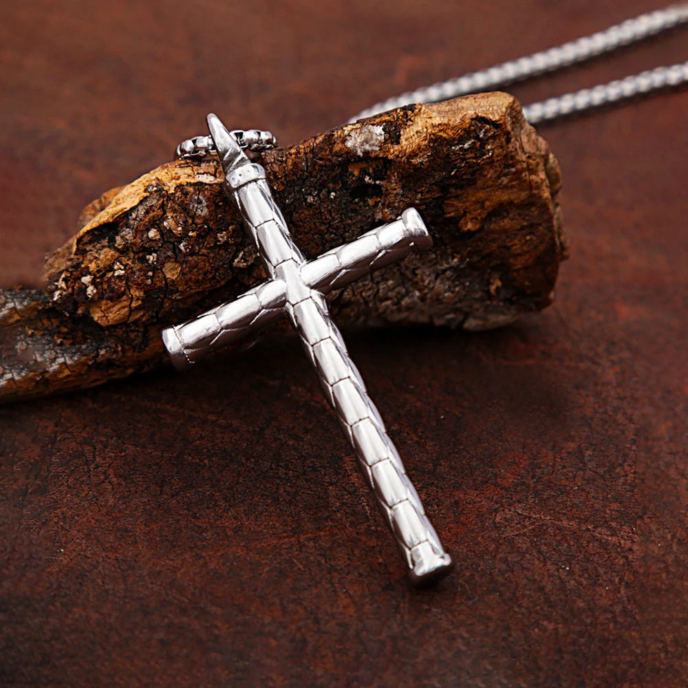 Fashion Retro Simple Cross Necklace for Men Women Punk Hip Hop Stainless Steel Cross Amulet Pendant Jewelry Gifts Dropshipping