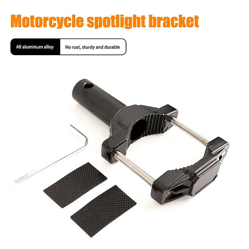 Universal Mount Bracket Motorcycle Bumper Modified Headlight Stand Spotlight Extension Pole Frame Adjustable Extension Bracket