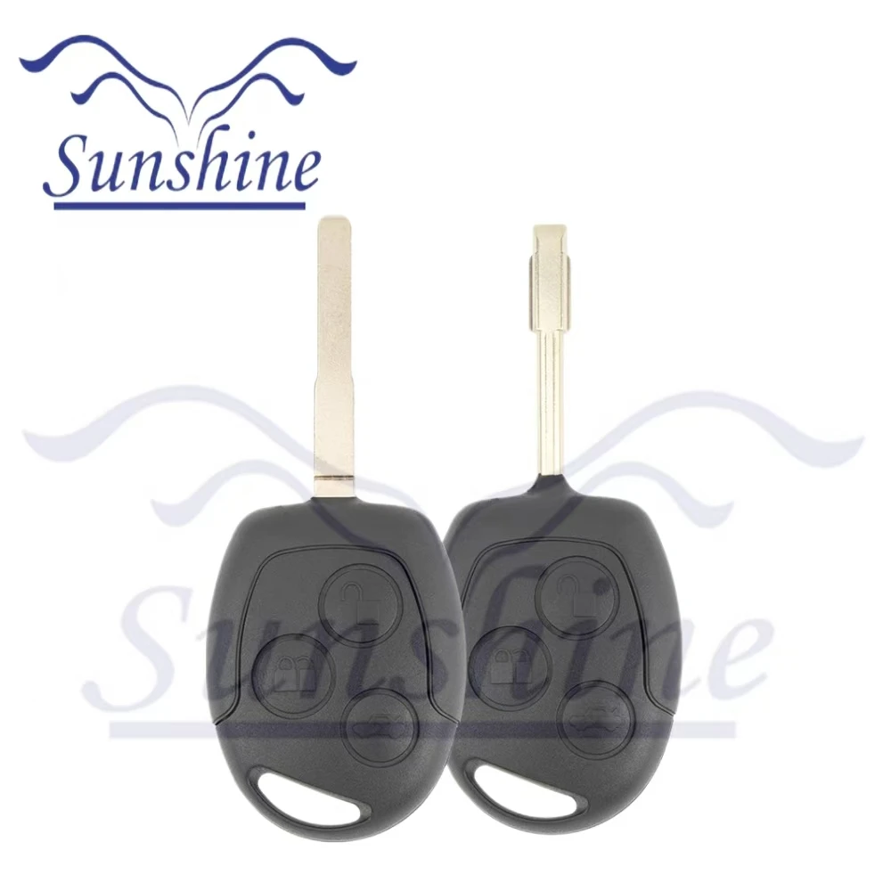 

Sunshine car key KR55WK47899 315-433MHZ 4D63/ Chip Replacement 3 Button Remote Car Key Fob FO21 HU101 Blade for Ford Transit Co