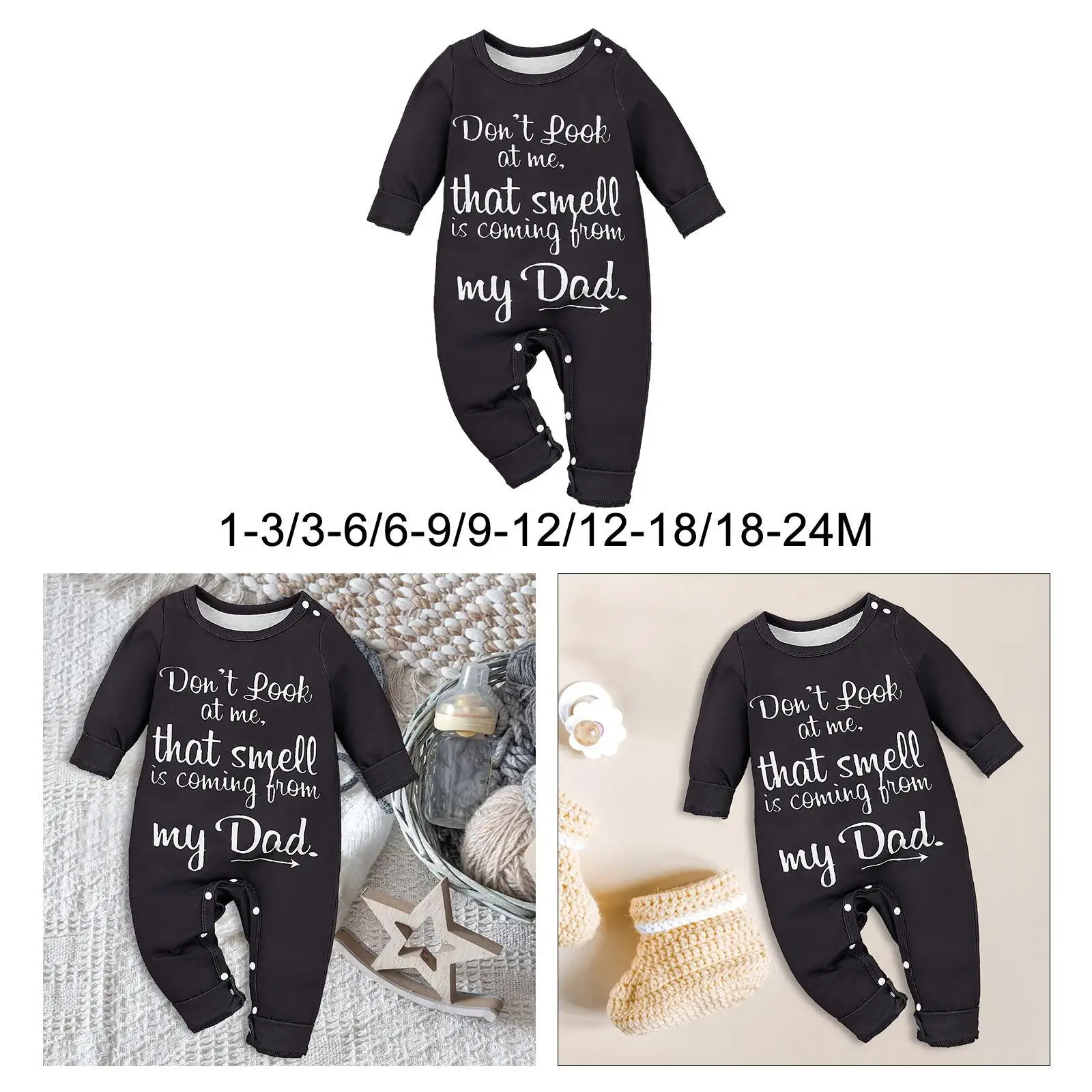 Baby Bodysuit Toddlers Coverall for Photograph Props Birthday Daily Wear