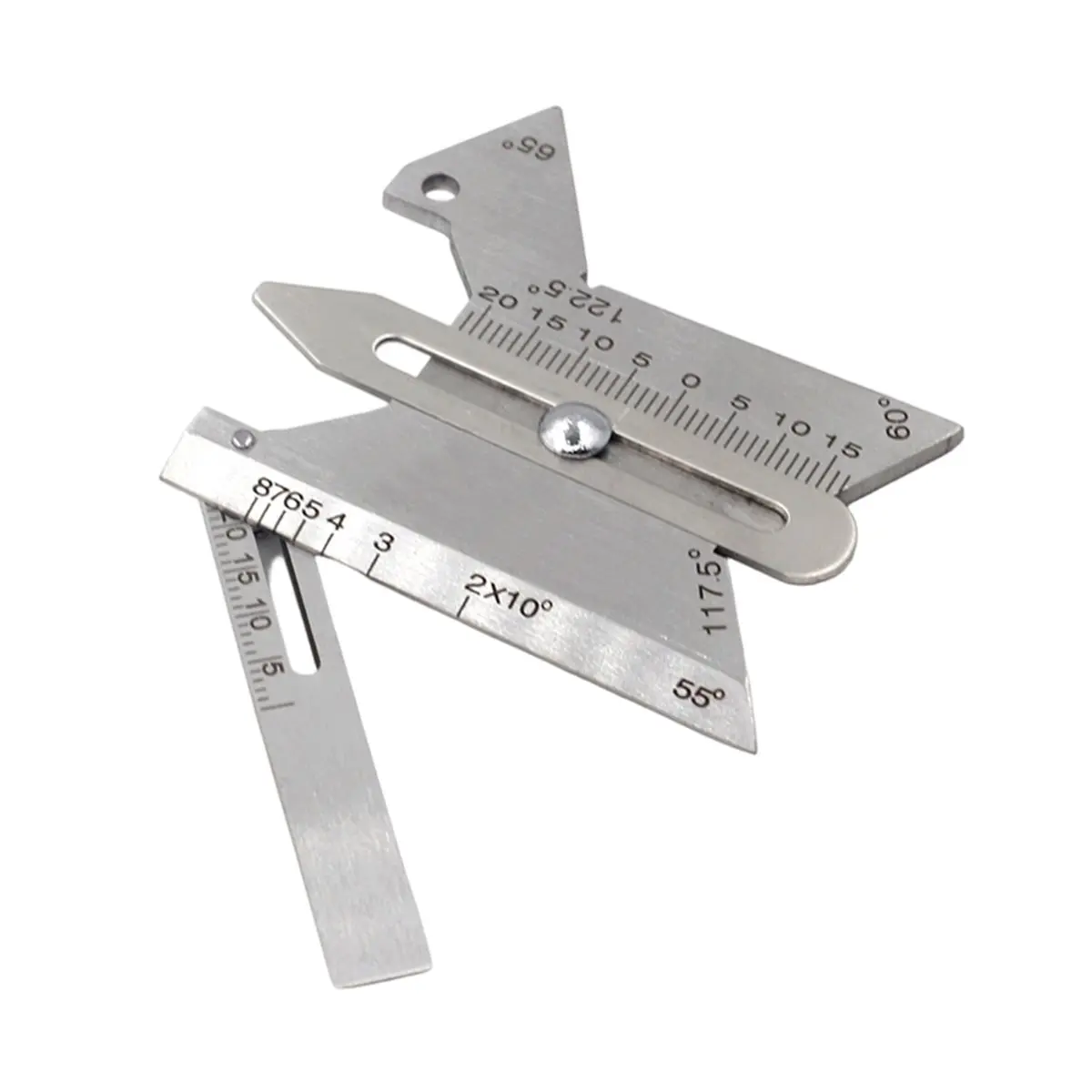 Welding Gauge Inspection Multi-Function Weld Seam Gage Pit Test Ulnar Ruler for Weld Width Height Measurement