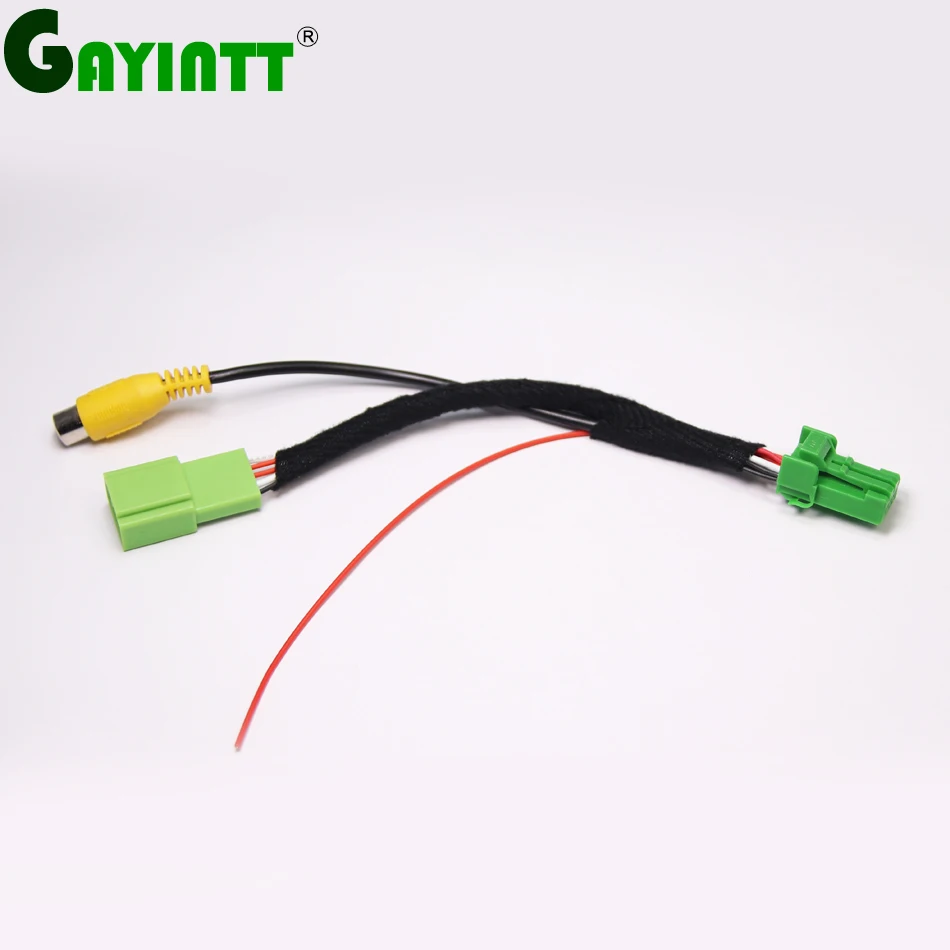 GAYINTT Car Parking Rear View Camera RCA Video Reverse Backup Convert Cable Adapter Plug For Suzuki Vitara S-cross Cross 14-17