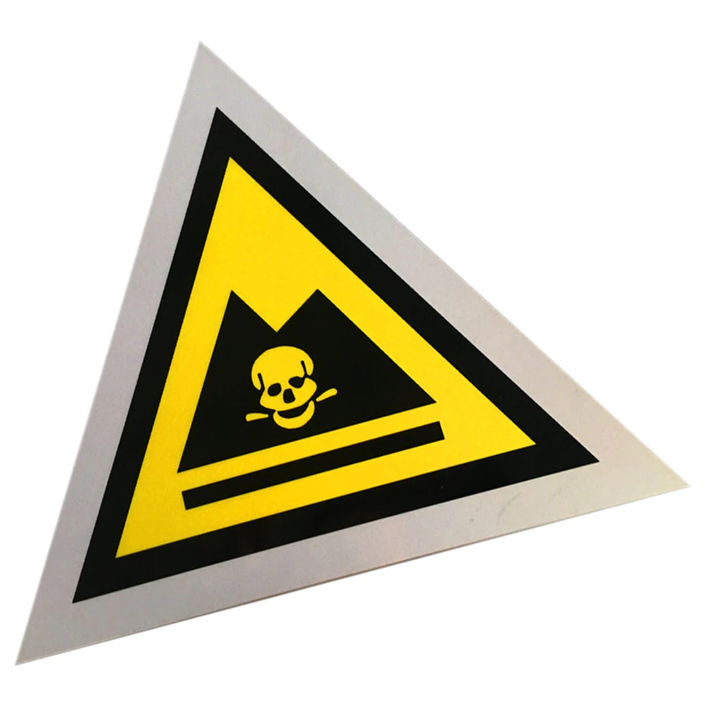 

Metal Safety Warning Toxic For Indoor Outdoor Use Security Caution Long Lasting Security Warning Sign Indication