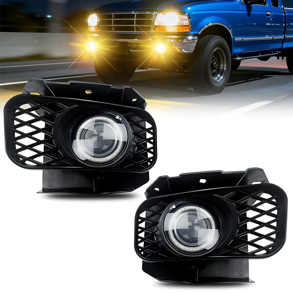 

For Ford F150 1999-2003 Halogen Fog Lights For Expedition 1999-2002 & F150 Heritage 2004 Front Bumper Driving Fog Lamps Assembly