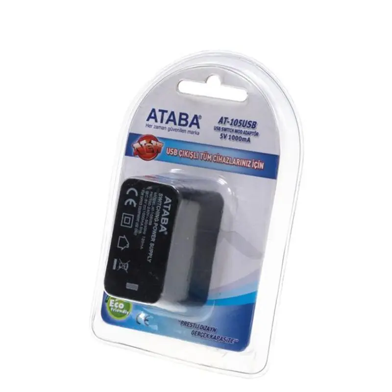 ATABA HORSE-105 USB 220 INPUT 1000MH 5 VOLT USB ADAPTER