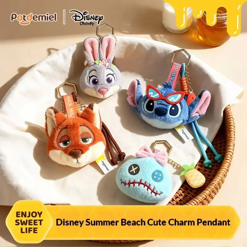 Nuovo Zootopia Potdemiel Barattolo di miele Nick Stich Judy Peluche Simpatico ciondolo per zainetto per regalare agli amici un regalo di festa a sorpresa.