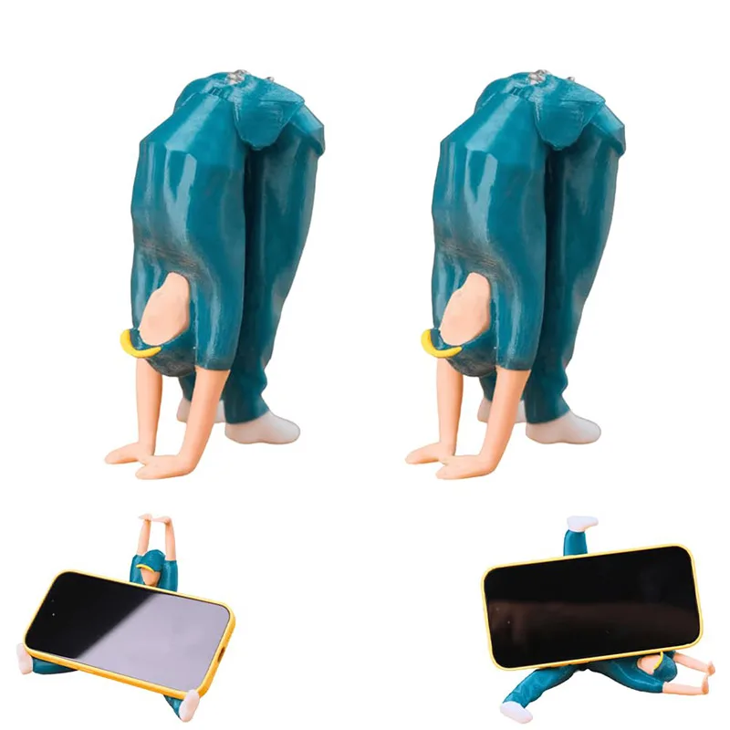 Breakdance Phone Holder Breakdancer 3D-Printed Phone Holder Creative Portable Phone Holder Novel Unique Table home decorations