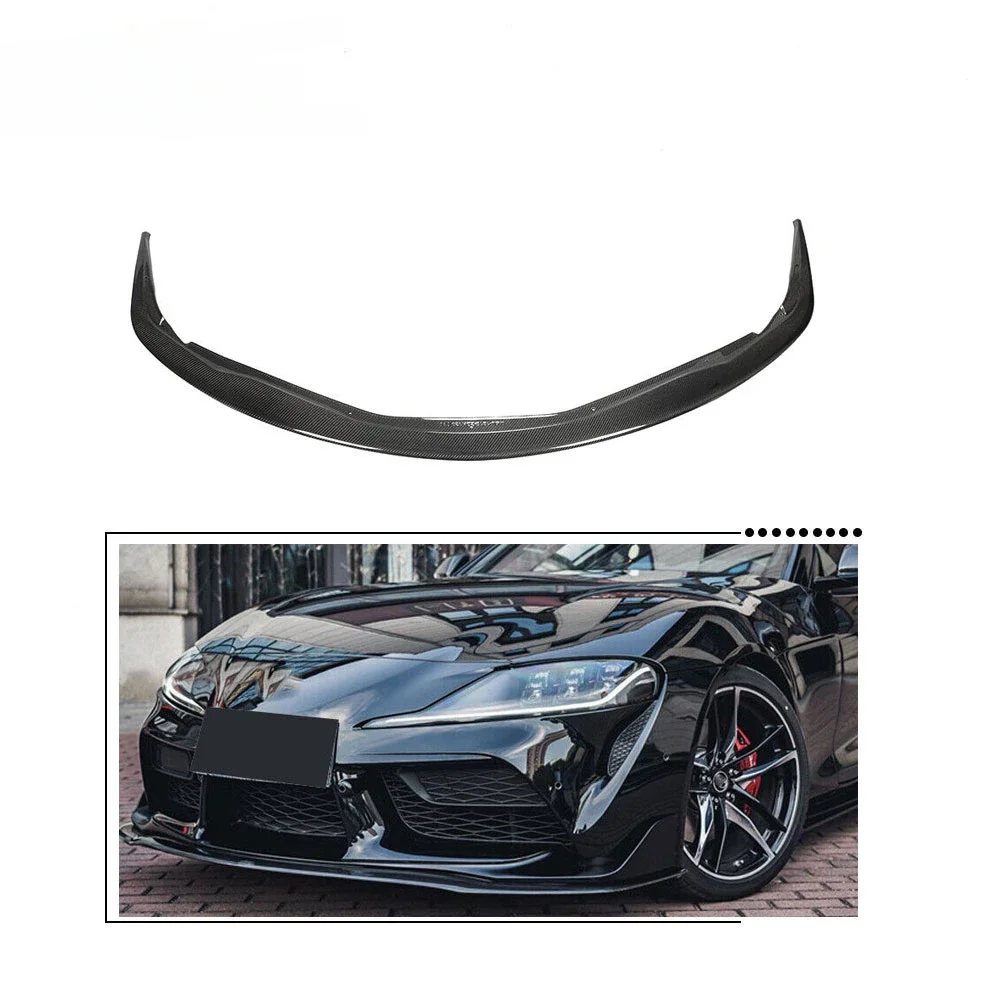 Real Carbon Fiber Front Bumper Lip for  Supra A90 GR Coupe 2-Door 2019-2020custom