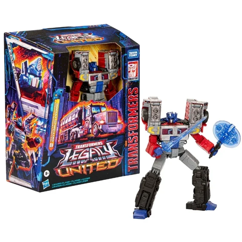 Disponibile Hasbro Transformers Giocattoli classici Legacy United Laser Class Optimus Prime Action Figure Robot Toy Raccogliere regali Hobby